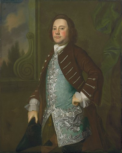 Porträt eines Gentlemans, um 1760 von Joseph Jonathan Blackburn